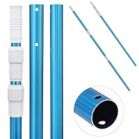 Unco- Telescopic Pool Pole  12Ft  Adjustable 3Piece Expandable Step-Up  Telescopic Pole  Pool Poles For Cleaning  Pool Cleaning Pole  Pool Brush Pole  Pool Pole Telescopic  Telescoping Pool Pole