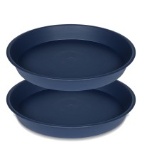 Bleuhome 2 Pack Of 16 17 Inch Plant Saucer 15 Inch Base 23 Depth Plant Trays For Pots Plastic Plant Saucers For Indoors