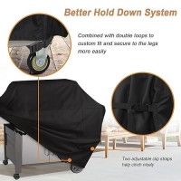 Nettypro Grill Cover Heavy Duty Waterproof 48 Inch Fadeproof Uv Resistant Barbecue Gas Grill Cover For Weber Charbroil Br