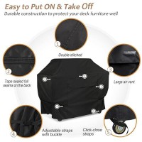 Nettypro Grill Cover Heavy Duty Waterproof 48 Inch Fadeproof Uv Resistant Barbecue Gas Grill Cover For Weber Charbroil Br