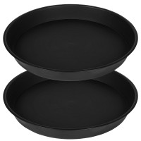 Bleuhome 2 Pack Bird Bath Bowl 16 23 Depth 16 17 Inch Plastic Extra Large Birdbath Bowl Only For Outdoor Garden Ground B