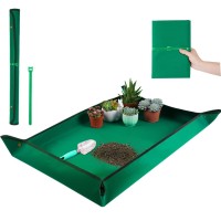 Onlysuki Extra Large Repotting Mat For House Plants Transplanting And Dirt Control Portable Potting Tray Waterproof Potting Mat