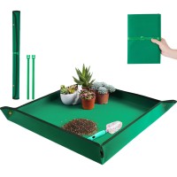 Plant Repotting Mat For Indoor Plants Transplanting Table Top Gardener Portable Potting Tray Potting Soil Tidy Tray Succulents B