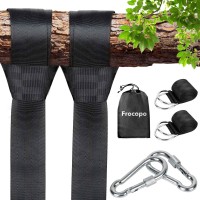 Frocopo Tree Swing Strap Hanging Kit 5Ft Extra Long Tree Swing Straps Hold 2200Lbs Premium Nylon Straps For Tree Branch With S