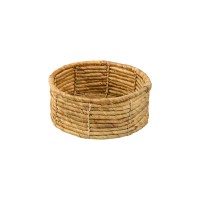 Serene Spaces Living Ecofriendly Water Hyacinth Basket Natural And Durable Multipurpose Decorative Storage Solution Potted P