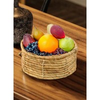 Serene Spaces Living Ecofriendly Water Hyacinth Basket Natural And Durable Multipurpose Decorative Storage Solution Potted P