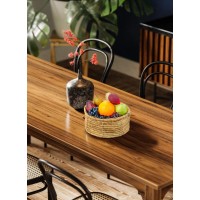 Serene Spaces Living Ecofriendly Water Hyacinth Basket Natural And Durable Multipurpose Decorative Storage Solution Potted P