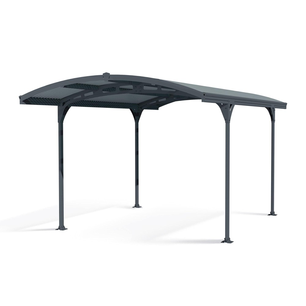 Palram Canopia Atlas 5000 10 X 16 Carport Graybronze