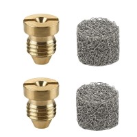 2 Pieces 11 Mm Foam Cannon Orifice Nozzle And 2 Pieces Foam Maker Universal Thread Tips For Snow Foam Lance