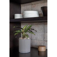 Veradek Demi Series Demi 6 Planter Wtray Grey 2 Pack