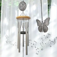 Hippolytusiart Butterfly Wind Chimes For Outside 29 29 Outdoor Wind Chime Butterfly Gifts For Womenmotherfatherchristmas