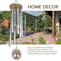 Hippolytusiart Wind Chimes Tree Of Life For Loss Of Loved One 33 Memorial Windchimes For Clearance Sympathy Gift Housewarming