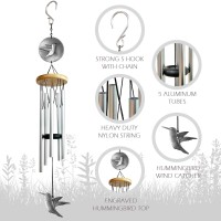 Hippolytusiart Hummingbird Wind Chimes For Outside 29 Outdoor Wind Chimes Hummingbird Gifts For Womenmotherfatherchristmas