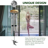 Hippolytusiart Hummingbird Wind Chimes For Outside 29 Outdoor Wind Chimes Hummingbird Gifts For Womenmotherfatherchristmas