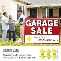 Garage Sale Sign 17 X 13 Garage Sale Sign With Stakes Doublesided Garage Sale Sign With Arrow Stickers Garage Sale Sign