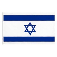 Flagburg Israel Flag 5X8 Ft Print Flag Israeli Flags With Vivid Color And Brass Grommets For Allweather Outdoor And Indoor Disp