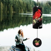 Cardinal Wind Chimes For Outside Deep Tone Cardinal Decor Wind Bell Windchimes Outdoors Memorial Sympathy Cardinal Gifts For Wom