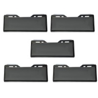 Ecotric 5Pcs 12 Skid Steer Mount Plate Quick Tach Attachment Loader Plate Compatible With Bobcat Kubota