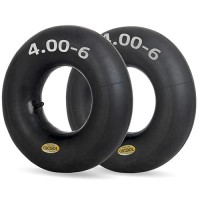 Gicool 4006 Replacement Inner Tube 2 Pack With Tr13 Valve Stem Heavy Duty For 13 Tires Wheelbarrow Garden Utility Wagon