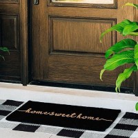 Theodore Magnus Door Mat Coir Doormat For Outdoor Entrance Durable Welcome Mat With Nonslip Backing Perfect For Front Door