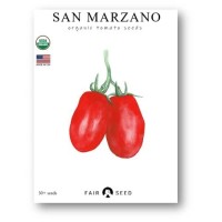 Organic San Marzano Tomato Seeds 50 Seeds