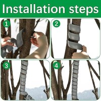 Watayo 2 Pcs Tree Trunk Protector 2 Size Plastic Spiral Tree Guard Tree Bark Protector Tube Wraps To Protect Saplings Plants F