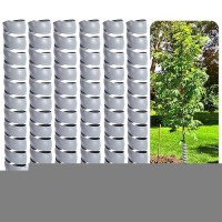 Watayo 6 Pcs Tree Trunk Protector 2 Size Plastic Spiral Tree Guard Tree Bark Protector Tube Wraps To Protect Saplings Plants F