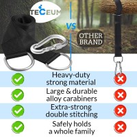 New 2024 Teceum Tree Swing Straps Hanging Kit Set Of 2 10 Ft Heavyduty Camping Hammock Straps 2 000 Lbs With Safety