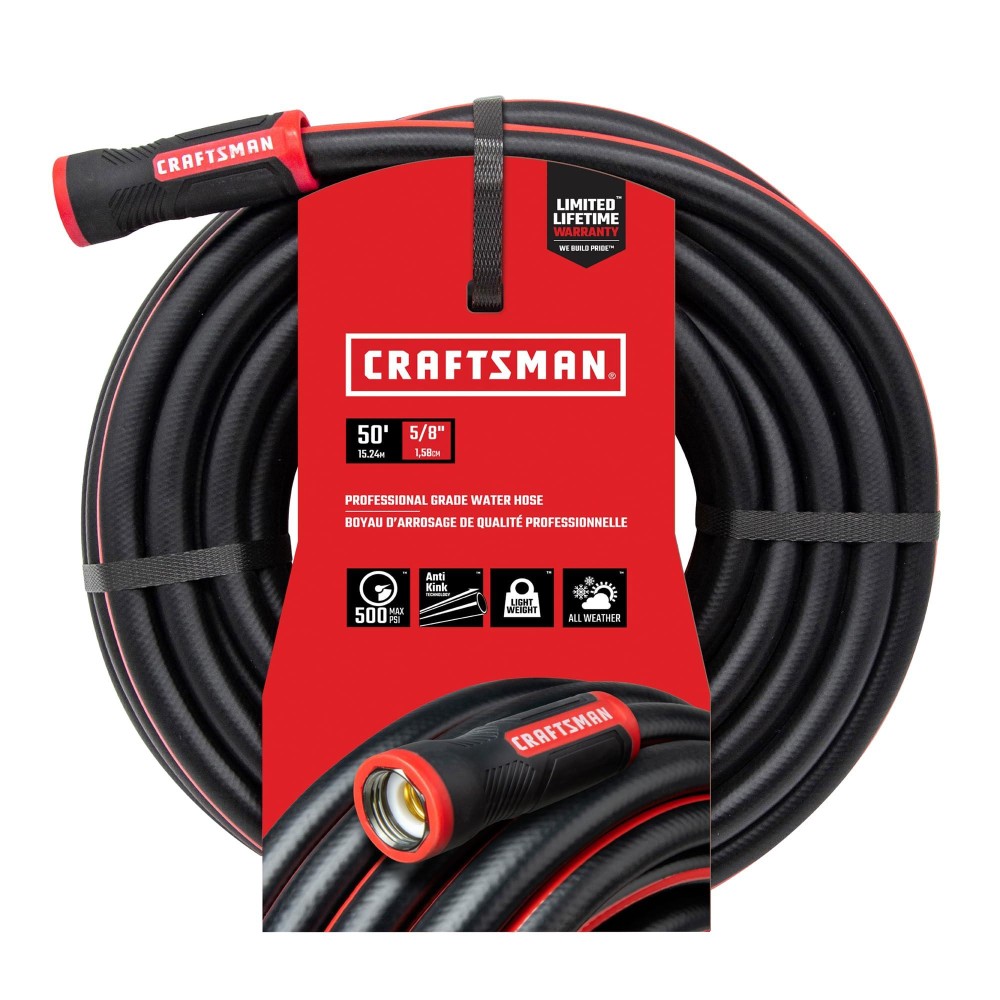 Craftsman 58 In D X 50 Ft L Heavy Duty Professional Grade Garden Hose