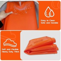 Silicone Griddle Mat Cover For Blackstone 28 In(Not Fit 28Xl/Pro)  Heavy Duty Food Grade Silicone Griddle Cover  Griddle Accessories For Blackstone  All Season Protective Cover For Blackstone (Orange)