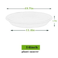 5 Packs Plant Saucer Pot Tray 6 8 10 12 14 16 19 20 Inch Plastic Flower Planter Saucers And Drip Trays For Indoors Outdoors Thi