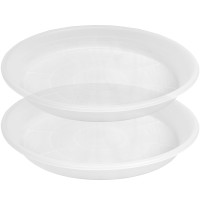 Saucerhome 2 Packs Plant Saucer Pot Tray 6 8 10 12 14 16 19 20 Inch Plastic Flower Planter Saucers And Drip Trays For Indoors Ou