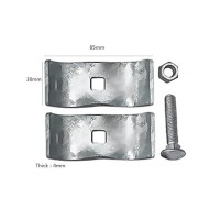 Dailydanny 10 Set Chain Link Fence Panel Clamps 138 Dog Kennel Panel Clamp For Round Pipe Panel Frame