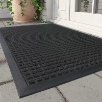 Montvoofront Door Mat Outside Entrance Doormatoutdoor Indoor Door Mat For Entrywaywelcome Mat Thick Durable Rubber Backed Doo