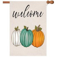 Happy Thanksgiving Flags Thanksgiving Garden Flag 28 X 40 Inch Thanksgiving House Flag Doublesided 2 Layer Fall House Flag For