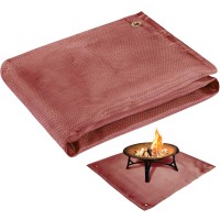 Fire Pit Mat 394 378In Fireproof Stove Grill Mats Blanket For Wood Deck Insulation Camping Bbq Temperature Resistant Rugs