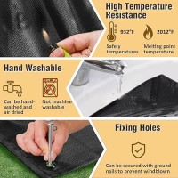 Fire Pit Mat 394 378In Fireproof Blanket For Under Fire Pit Compatible With Solo Stove Heat Resistant Rug For Outside In