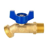 Efield (Pack Of 2) 1/4-Turn Outdoor Spigot  Sillcock Hose Bibb Valve 1/2