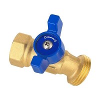 (Pack Of 2) Efield 1/4-Turn Outdoor Spigot  Sillcock Hose Bibb Valve 1/2