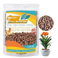 Zeedix 16Lb Expanded Clay Pebbles For Plants 4Mm16Mm Leca Balls Clay Aggregate Grow Media Natural Organic Clay Pebbles For Hy