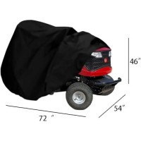 Amberr Lawn Mower Cover Riding Lawn Mower Cover For Rider Garden Tractor.Outdoor Heavy Duty Protects Against Water  Uv  Dust  Dirt  Wind.72 L X 54