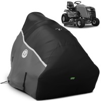 Li Libzaki 420D Riding Lawn Mower Cover Waterproof Tractor Cover Heavy Duty Fits Decks Up To 54 Universal Fit For John Deere