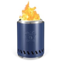 Yefu Tabletop Fire Pit 97 X 71 In Low Smoke Camping Stove For Outdoor Patio Fueled By Pellets Or Wood Safe Burning Table