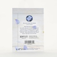 Bentley Seed Co In Remembrance Love Left Behind Nongmo Noncoated Blue Flax Seed Packets Memorial Funeral Keepsake