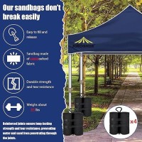 Canopy Weight Bags For Pop Up Canopy Tent 1680D Heavy Duty Leg Canopy Weights Sand Bags For Instant Outdoor Sun Shelter Canopy