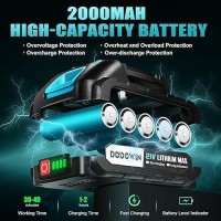 Dodowin 6Inch Mini Chainsaw Gifts For Men Husband Dad Rechargeable Cordless Electric Power Chainsaw Small Handheld Chain Saw