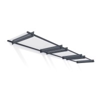 Palram Canopia Nancy 4500 15 X 3 Awning Grayclear