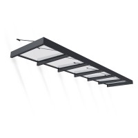 Palram Canopia Sophia Xl 6000 22 X 5 Awning Grayclear