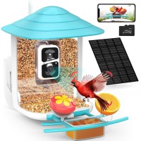 Birdsnap Tuc Smart Bird Feeder With Camerasolar Panel Sd Card 4In1 Perch 160View 1080P Auto Detect Notify Ai Identify 10