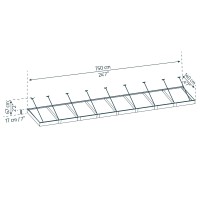 Palram Canopia Sophia Xl 8000 28 X 5 Awning Grayclear